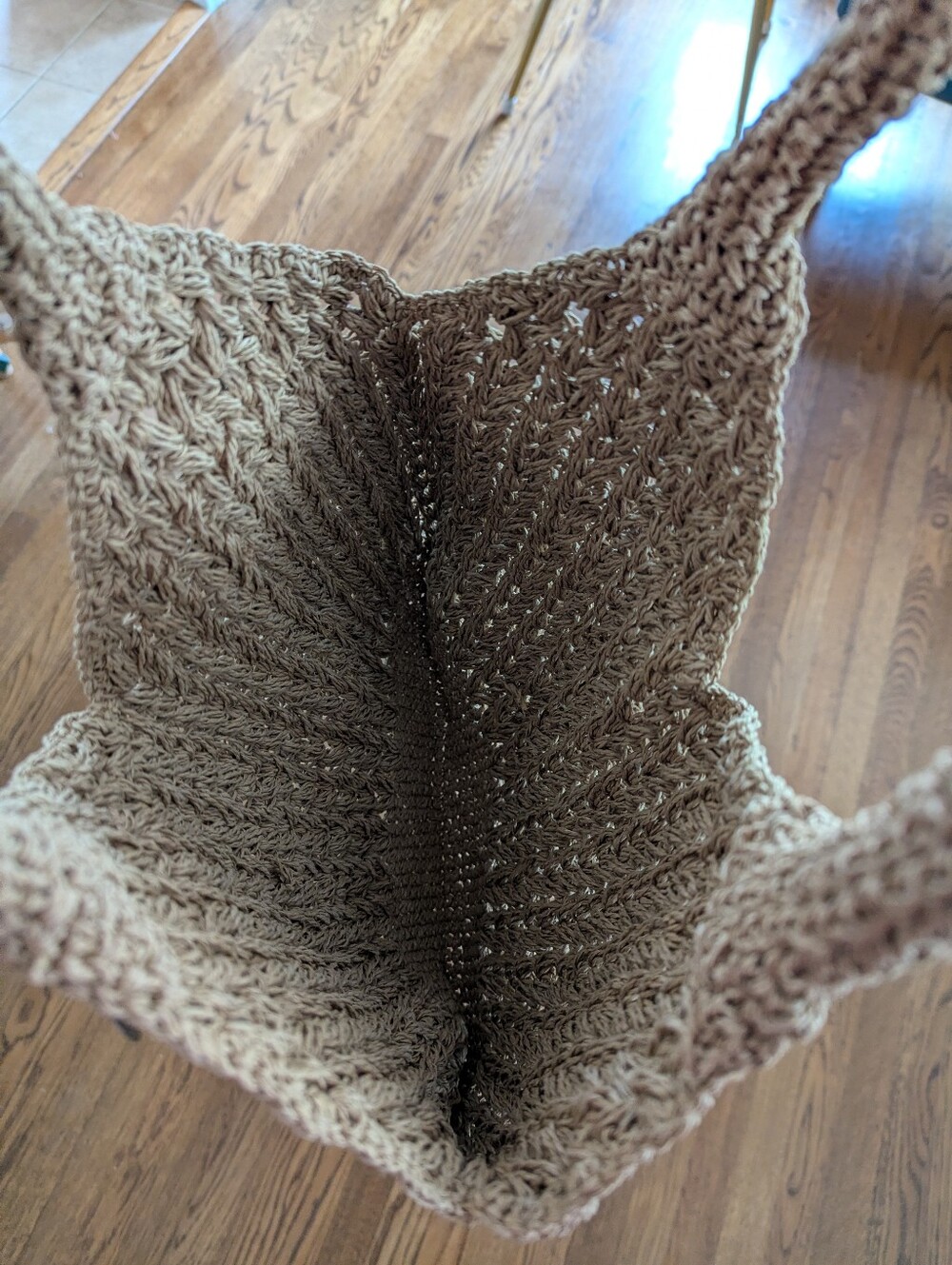 Handmade Raffia Tote - Picture 2 of 2